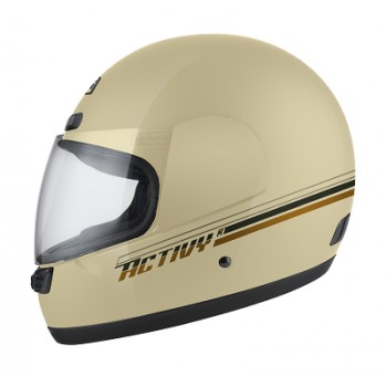 Мотошлем NZI HELMETS ACTIVY 3 Biband Cream / Gold