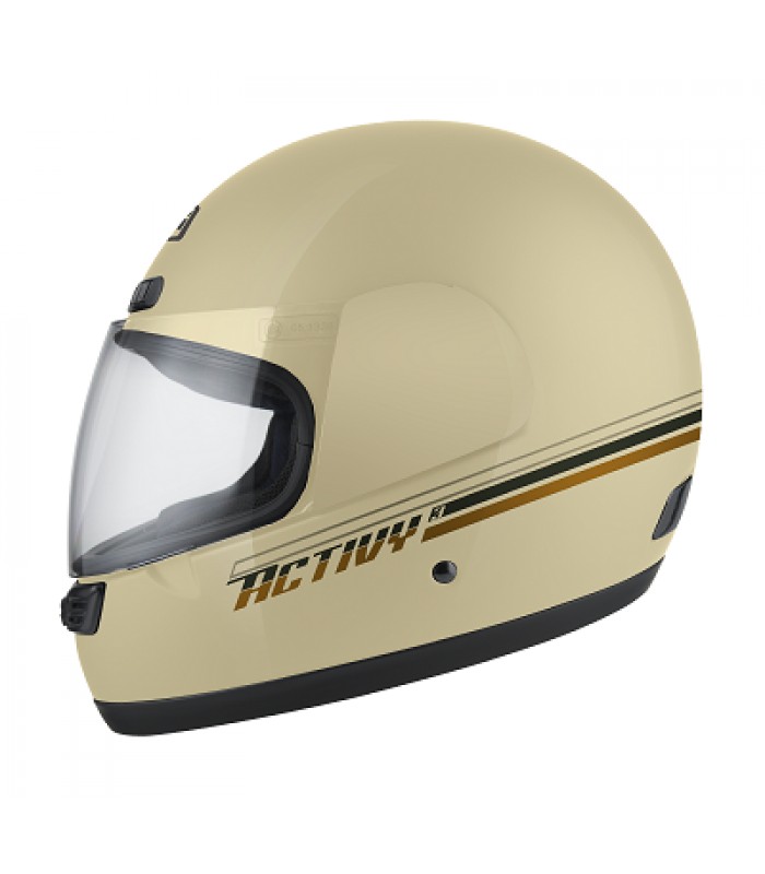 Мотошлем NZI HELMETS ACTIVY 3 Biband Cream / Gold