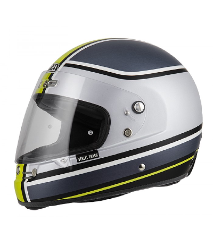 Мотошлем NZI HELMETS STREET TRACK 4 Outline White Yellow