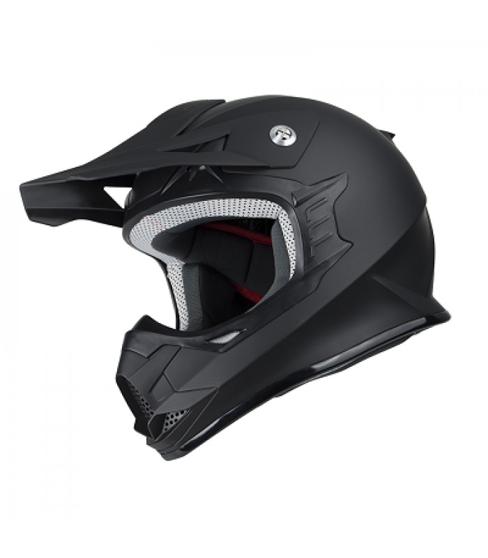 Мотошлем NZI HELMET KNOBBY SOLID MATT BLACK