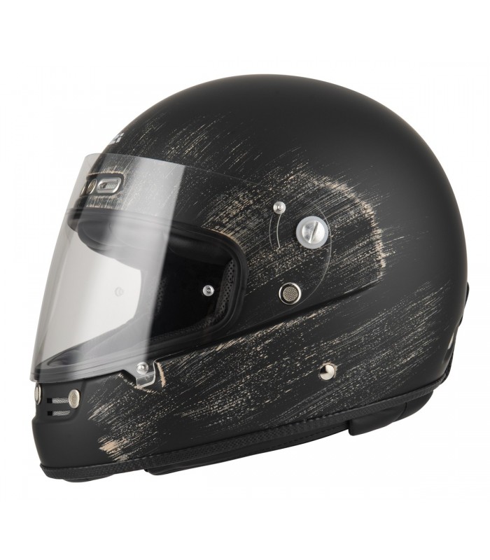 Мотошлем NZI HELMETS STREET TRACK 4 Black Oxyd