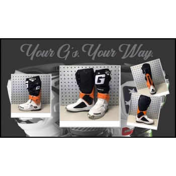 Мотоботы GAERNE SG-12 black white orange