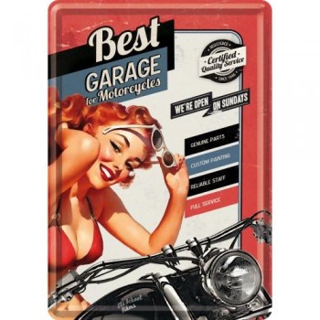 Открытка Nostalgic-Art "Best Garage - Red" 10x14 (10229)