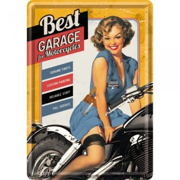 Открытка Nostalgic-Art "Best Garage - Yellow" 10x14 (10236)
