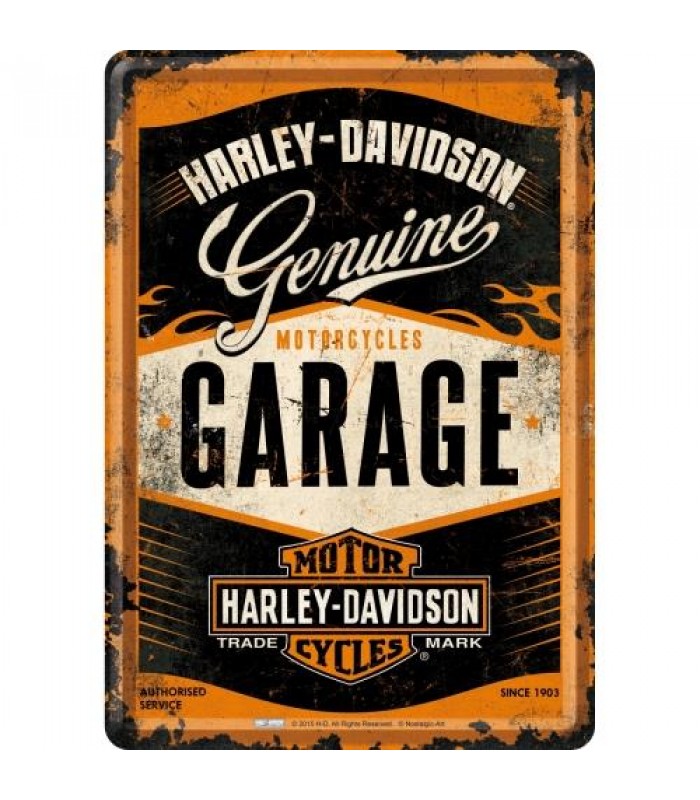 Открытка Nostalgic-Art "Harley-Davidson - Garage" 10x14 (10281)