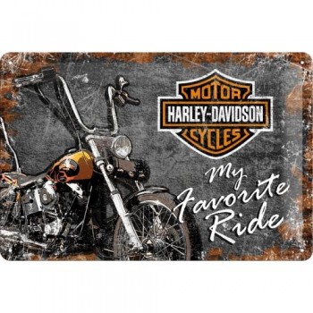 Табличка Nostalgic-Art "Harley-Davidson - Favourite" 20x30 (22174)