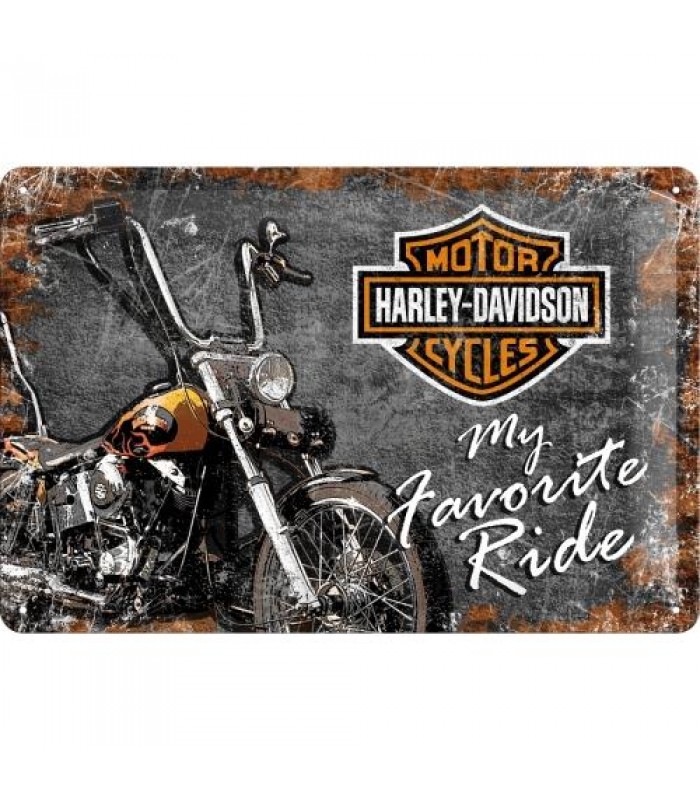 Табличка Nostalgic-Art "Harley-Davidson - Favourite" 20x30 (22174)