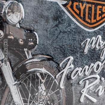 Табличка Nostalgic-Art "Harley-Davidson - Favourite" 20x30 (22174)