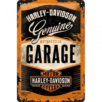 Табличка Nostalgic-Art "Harley-Davidson - Garage" 20x30 (22238)