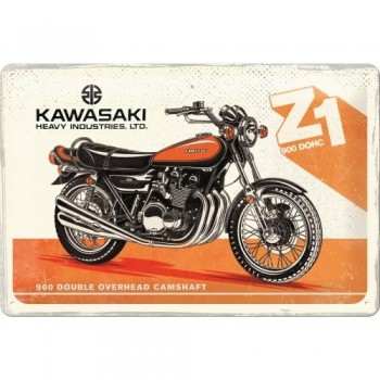 Табличка Nostalgic-Art "Kawasaki - Motorcycle Z1" 20x30 (22284)