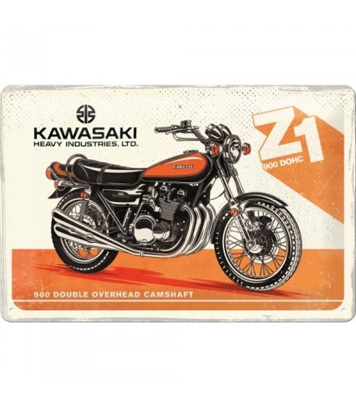 Табличка Nostalgic-Art "Kawasaki - Motorcycle Z1" 20x30 (22284)