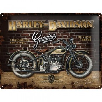 Табличка Nostalgic-Art "Harley-Davidson - Brick Wall" 30x40 (23124)
