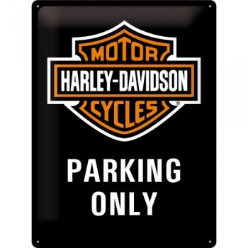 Табличка Nostalgic-Art "Harley-Davidson - Parking Only" 30x40 (23130)