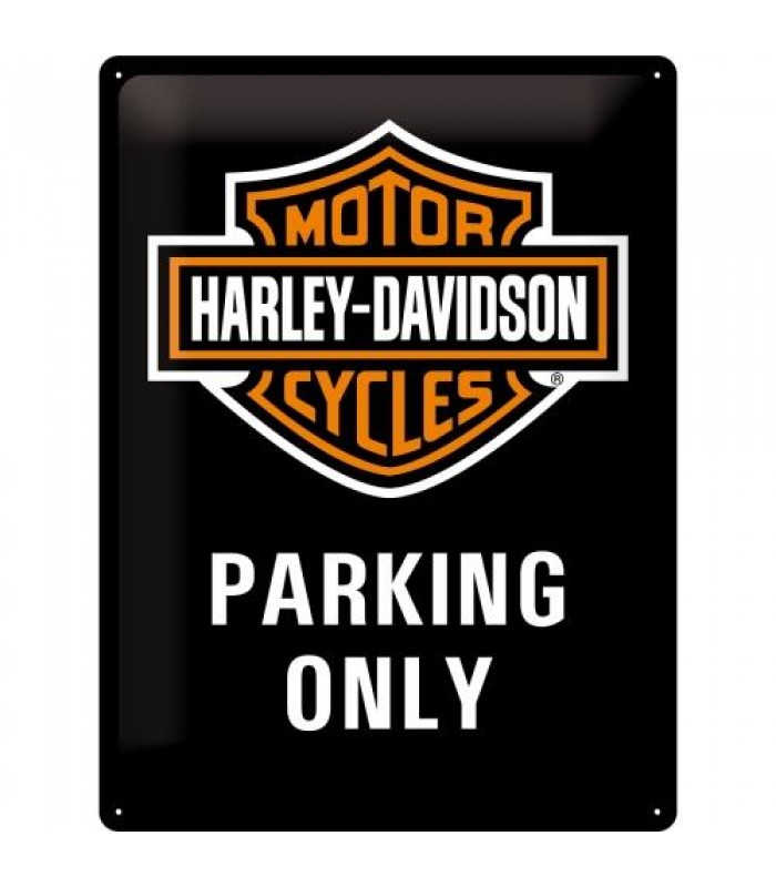 Табличка Nostalgic-Art "Harley-Davidson - Parking Only" 30x40 (23130)
