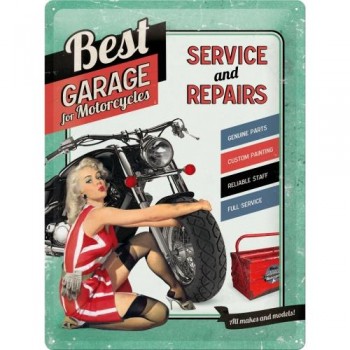 Табличка Nostalgic-Art "Best Garage - Red" 30x40 (23151)