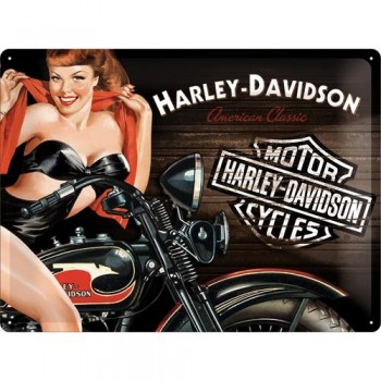 Табличка Nostalgic-Art "Harley-Davidson - Babe" 30x40 (23223)