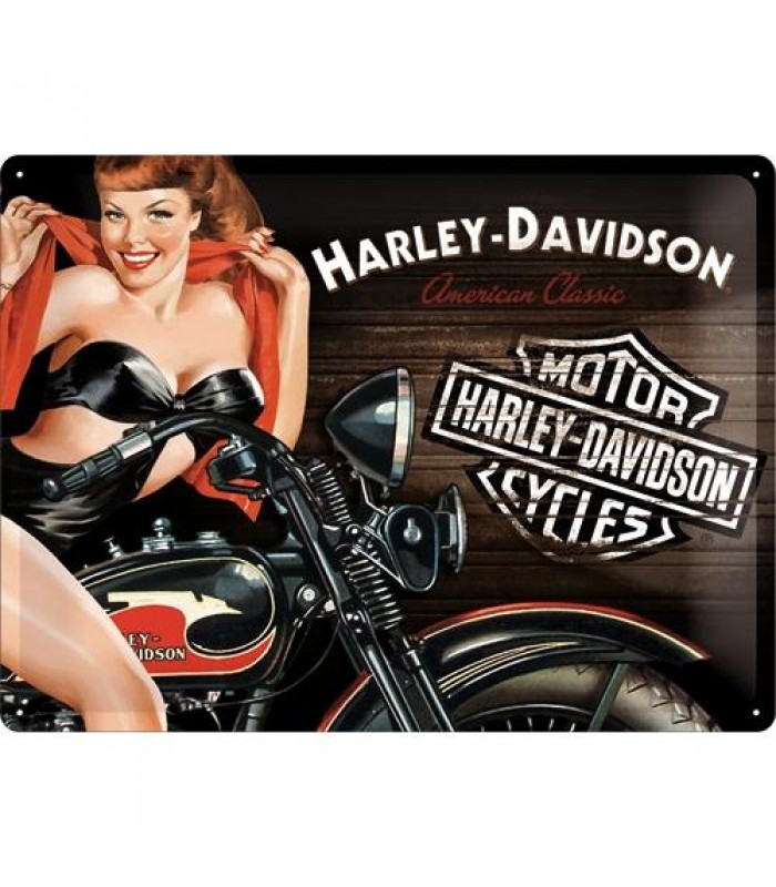 Табличка Nostalgic-Art "Harley-Davidson - Babe" 30x40 (23223)