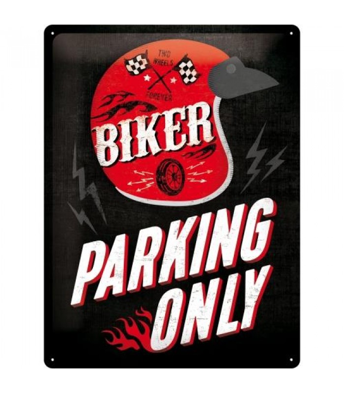 Табличка Nostalgic-Art "Biker Parking Only" 30x40 (23230)
