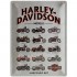 Табличка Nostalgic-Art "Harley-Davidson - Models" 30x40 (23233)