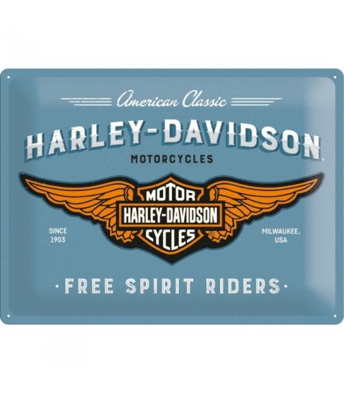 Табличка Nostalgic-Art "Harley-Davidson" 30x40 (23244)