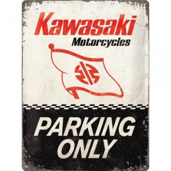 Табличка Nostalgic-Art "Kawasaki - Parking Only" 30x40 (23260)