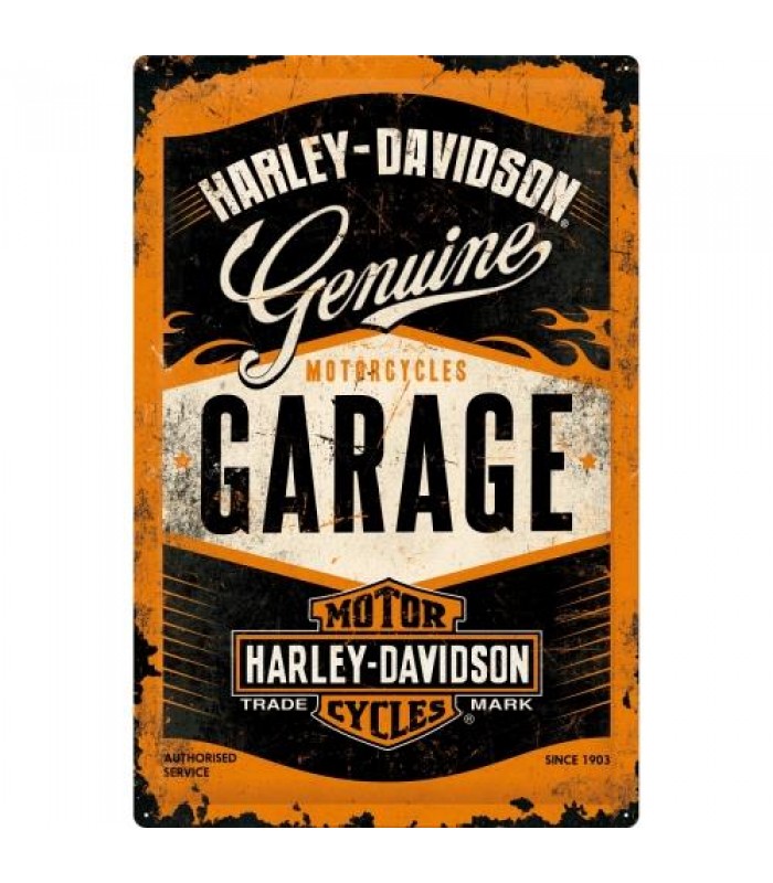 Постер Nostalgic-Art "Harley-Davidson Genuine" 40x60 (24001)