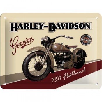 Табличка Nostalgic-Art "Harley-Davidson - Flathead" 15x20 (26135)