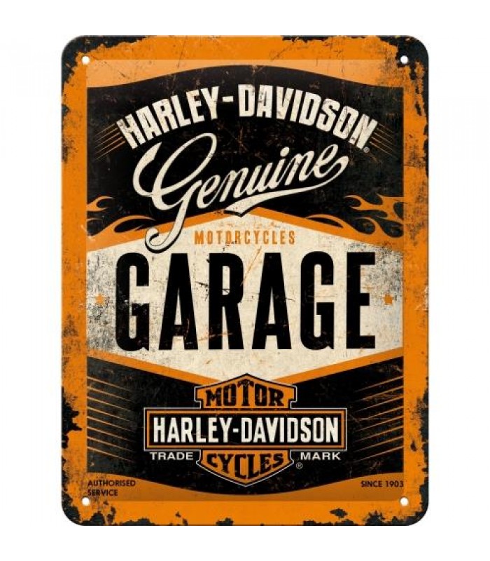 Табличка Nostalgic-Art "Harley-Davidson - Garage" 15x20 (26178)