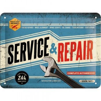 Табличка Nostalgic-Art "Service And Repair" 15x20 (26179)