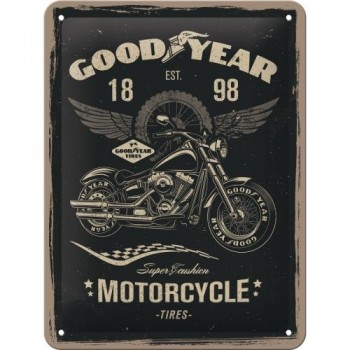 Табличка Nostalgic-Art "Goodyear - Motorcycle" 15x20 (26224)