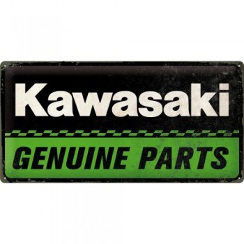 Табличка Nostalgic-Art "Kawasaki - Genuine Parts" 25x50 (27025)