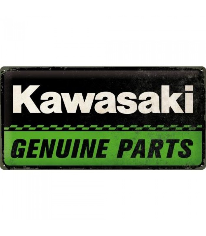 Табличка Nostalgic-Art "Kawasaki - Genuine Parts" 25x50 (27025)