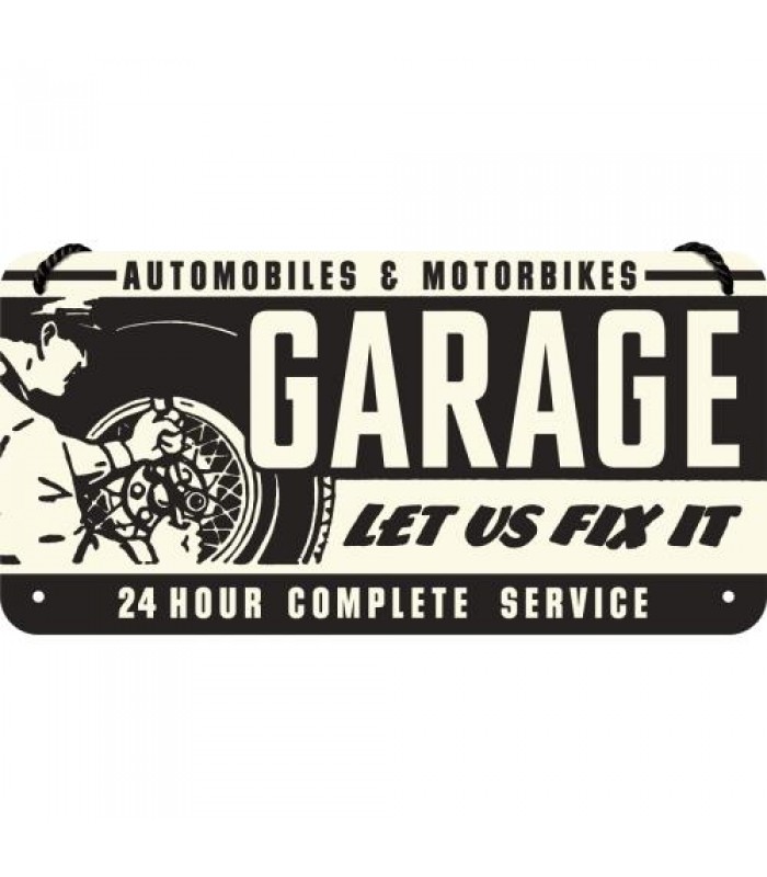 Вывеска на шнурке Nostalgic-Art "Garage" (28011)