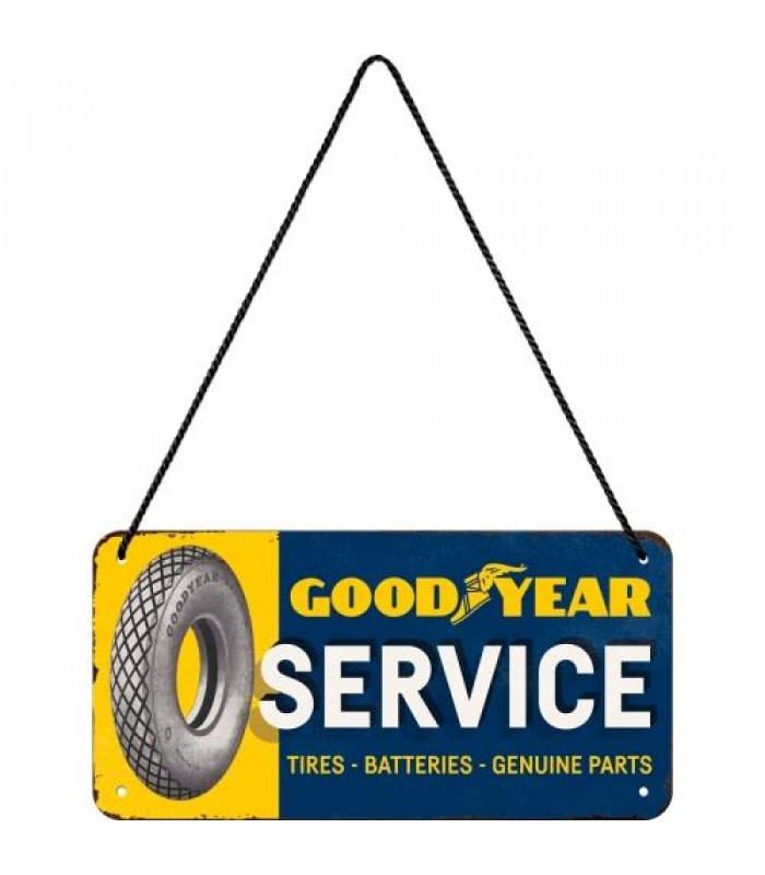 Вывеска на шнурке Nostalgic-Art "Goodyear - Service" (28022)