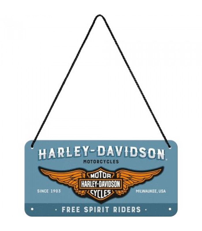 Вывеска на шнурке Nostalgic-Art "Harley-Davidson" (28023)
