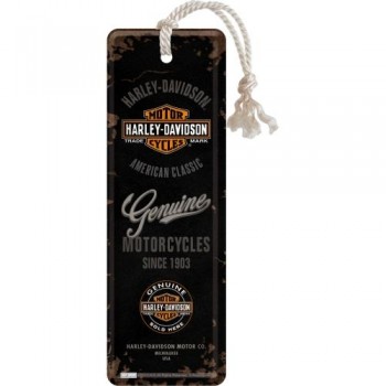 Закладка книжная Nostalgic-Art "Harley-Davidson - Genuine" (45040)