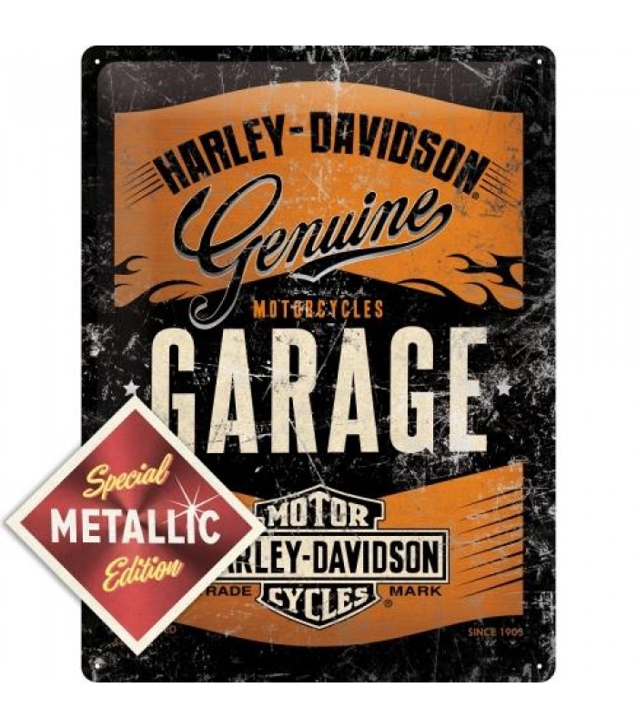 Табличка Nostalgic-Art "Harley-Davidson - Garage" 30x40 (63304)