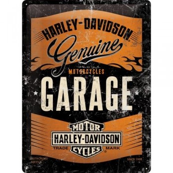 Табличка Nostalgic-Art "Harley-Davidson - Garage" 30x40 (63304)