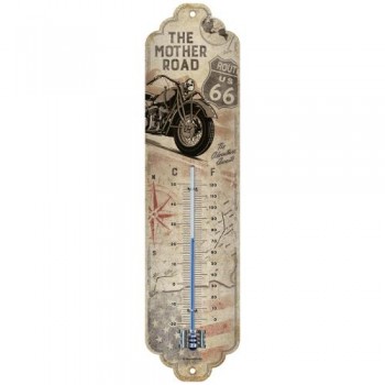 Термометр Nostalgic-Art "Route 66 Bike Map" (80327)