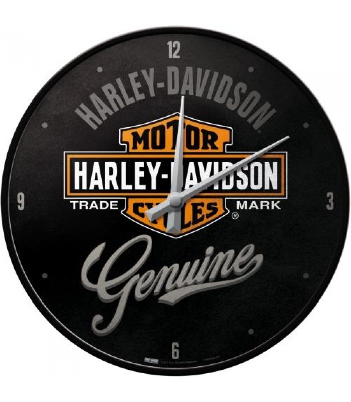 Настенные часы Nostalgic-art "Harley-Davidson - Genuine" (51082)