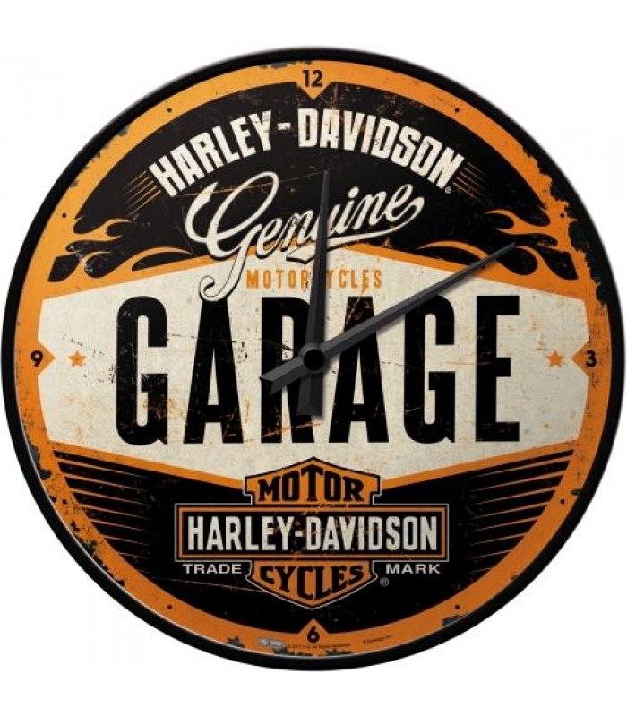 Настенные часы Nostalgic-art "Harley-Davidson - Garage" (51083)