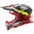 Мотошлем LS2 MX437 FAST EVO CRUSHER black red