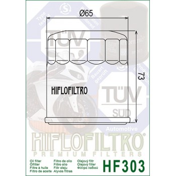 Фильтр масляный HIFLOFILTRO HF303C