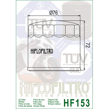 Фильтр масляный HIFLOFILTRO HF153