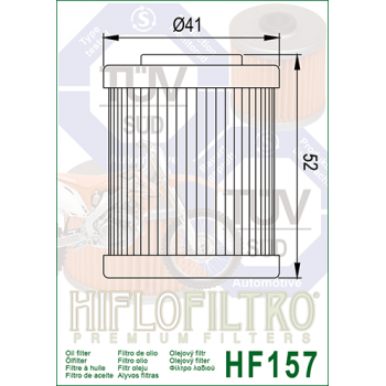 Фильтр масляный HIFLOFILTRO HF157