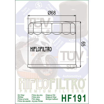 Фильтр масляный HIFLOFILTRO HF191