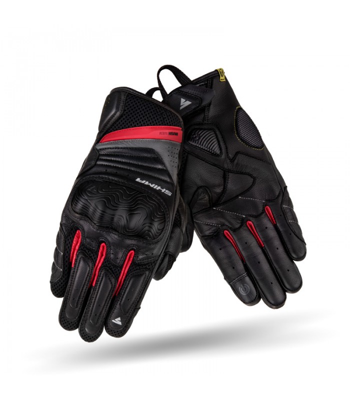 Мотоперчатки SHIMA RUSH black red